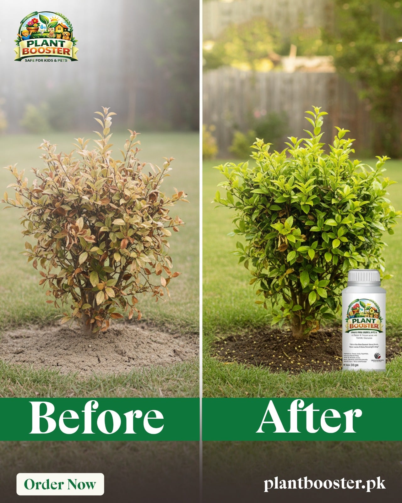 Plant Booster – Natural Growth Enhancer for Strong Roots, Healthy Plants & Higher Yield